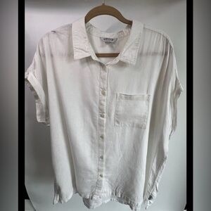 Orvis White Women's Short-Sleeve Button-Down Shirt